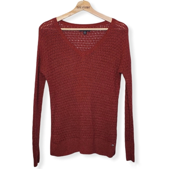 American Eagle Outfitters Vneck Knit Sweater XS - Picture 1 of 9